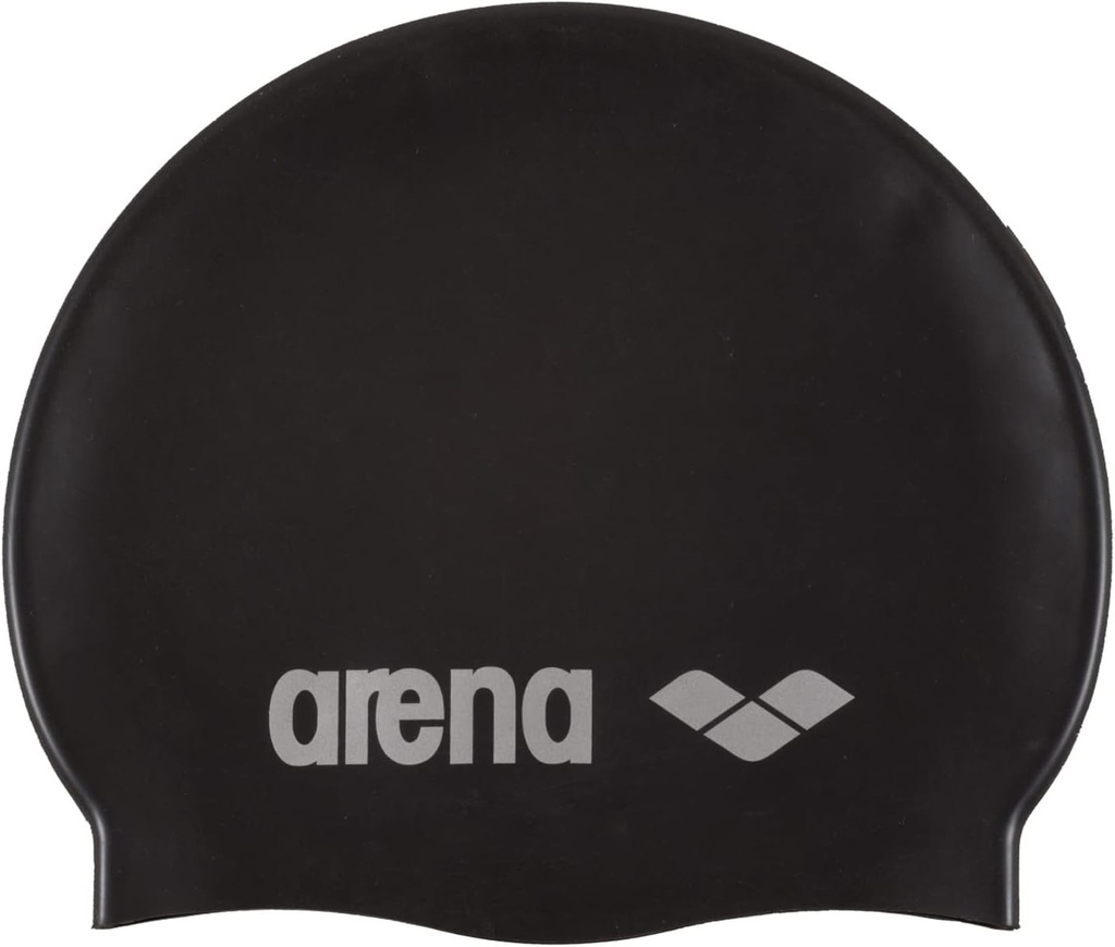 Arena Gorra de natación clásica unisex de silicona suave para mujeres y hombres